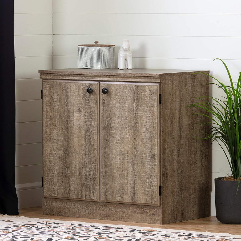 Royal Cherry 2-Door Storage Cabinet with Adjustable Shelf V684735
