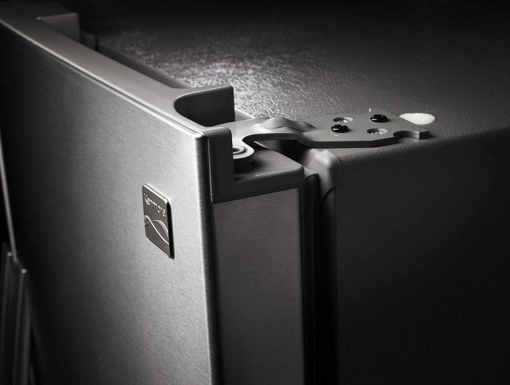 36 Side-by-Side Refrigerator and Freezer with 25 Cubic Ft. Total Capacity, Stainless Steel M428