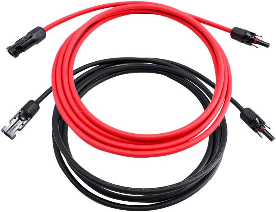 10 AWG 40 Feet Solar Extension Cable with Female and Male Connector X37622