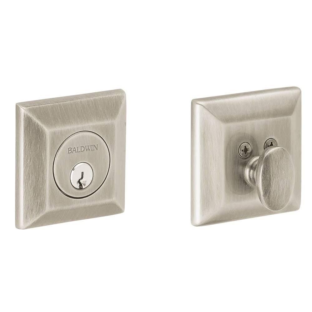 Satin Nickel Single Cylinder Deadbolt R1301