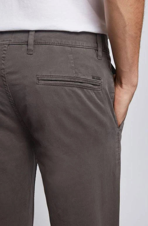 Slim Fit Brushed Stretch Cotton Chinos T35401