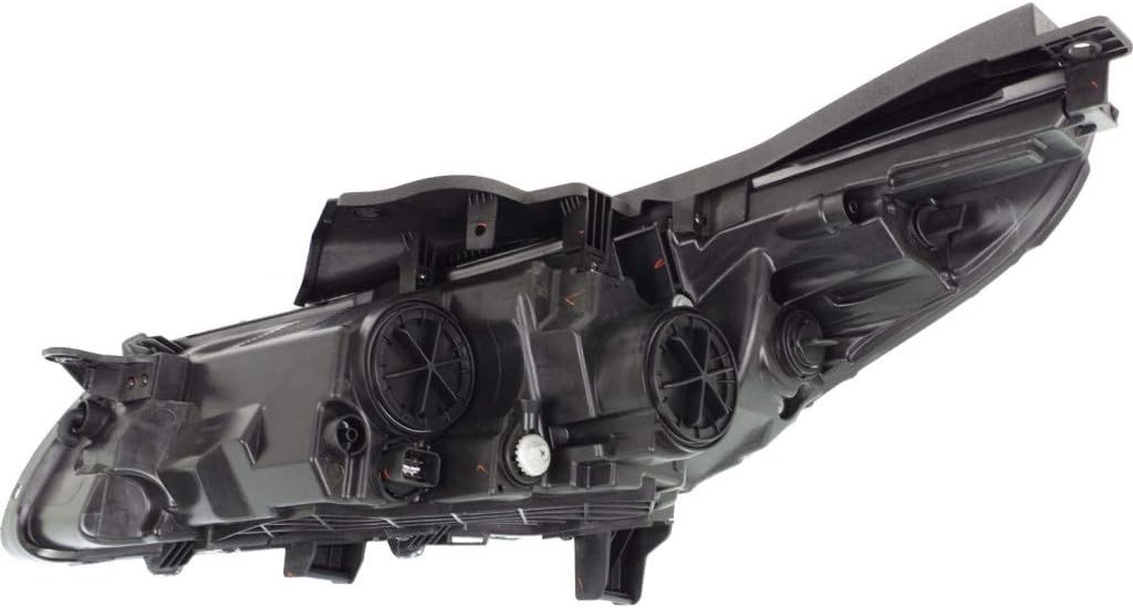 Headlight Assembly Driver Side Black Housing R592