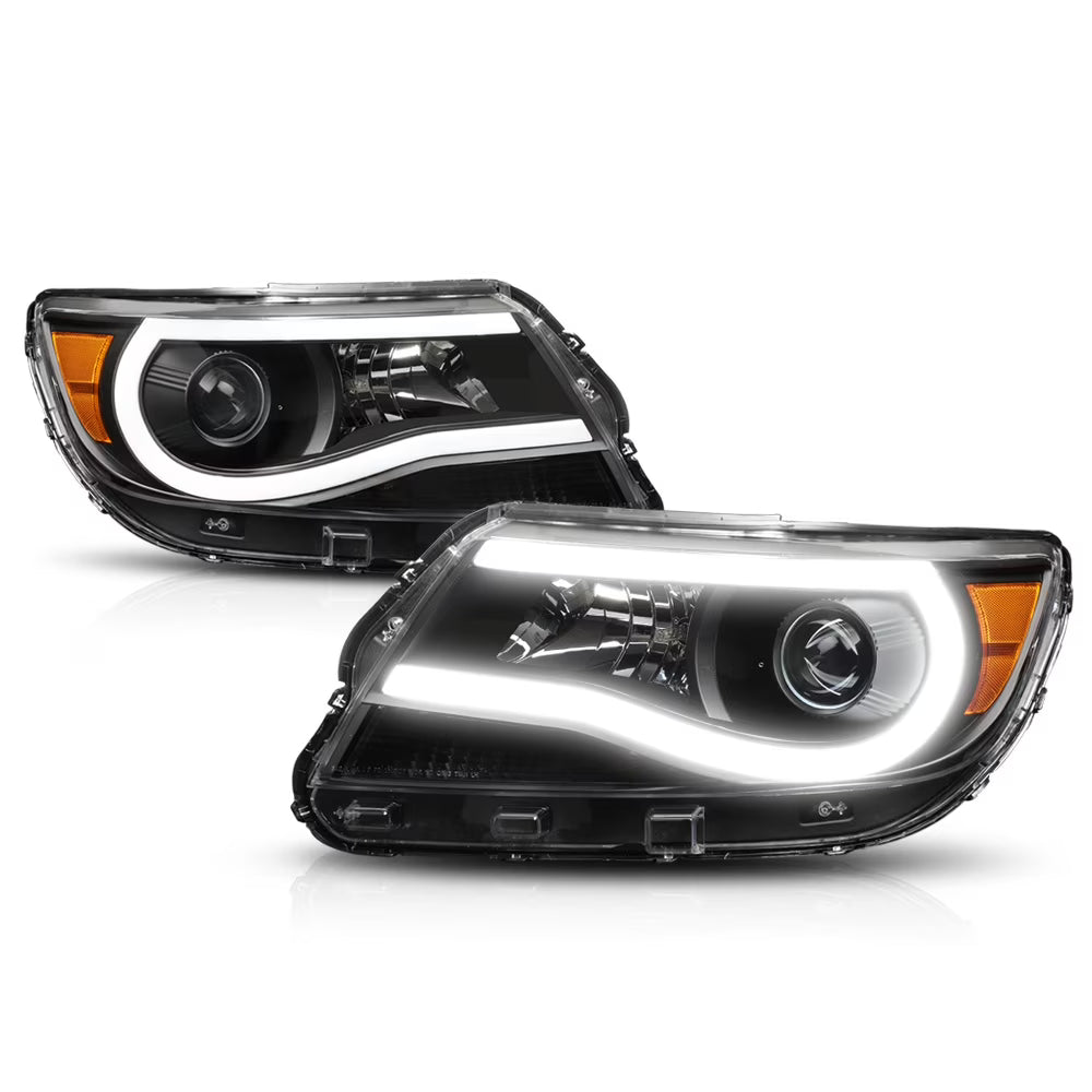 Black Projector Headlight LED Amber Signal for 2015-2020 Chevrolet Colorado G1240
