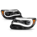 Black Projector Headlight LED Amber Signal for 2015-2020 Chevrolet Colorado G1240