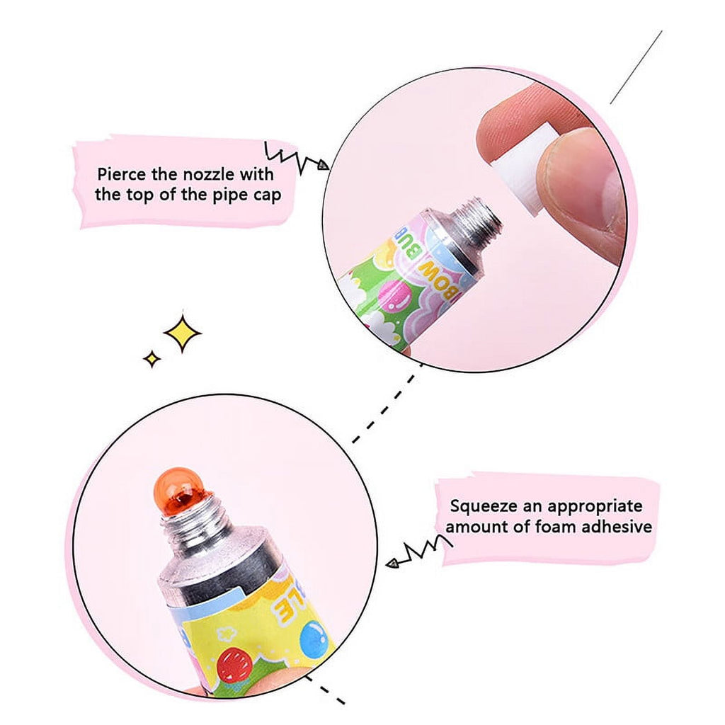 Magic Bubble Glue Toy Blowing Colorful Bubble Ball E799889