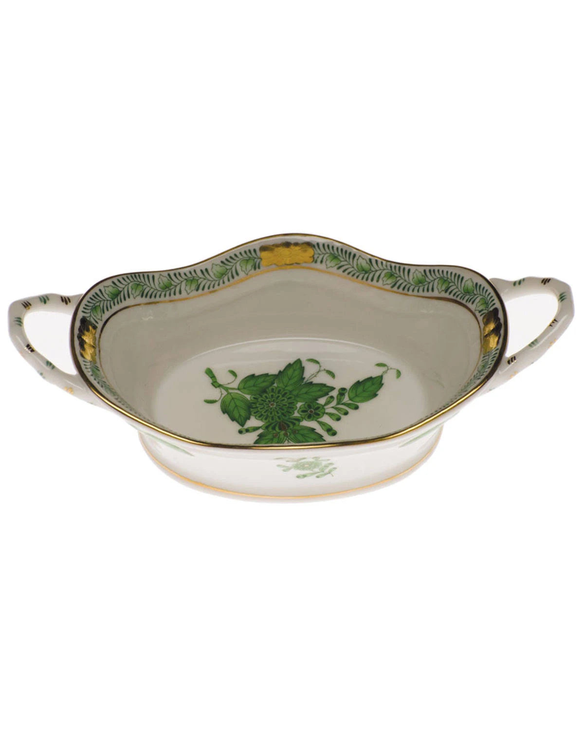 Green Large Basket with Handles X50150