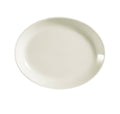 Stoneware Coupe Oval Platter, American White, Box of 24 K713216