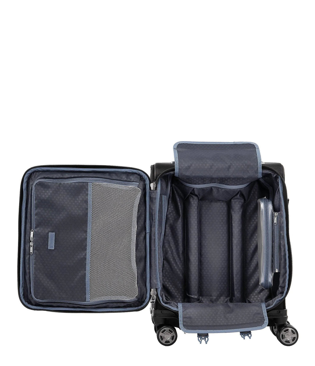 Shadow Black Expandable Carry On Spinner Q16969