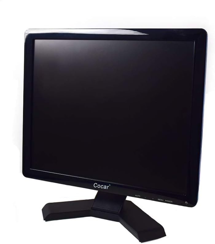 17 inch CCTV Security Monitor with BNC VGA HDMI AV Built-in Speaker 4:3 HD Display LCD Screen with USB Media Player O1495