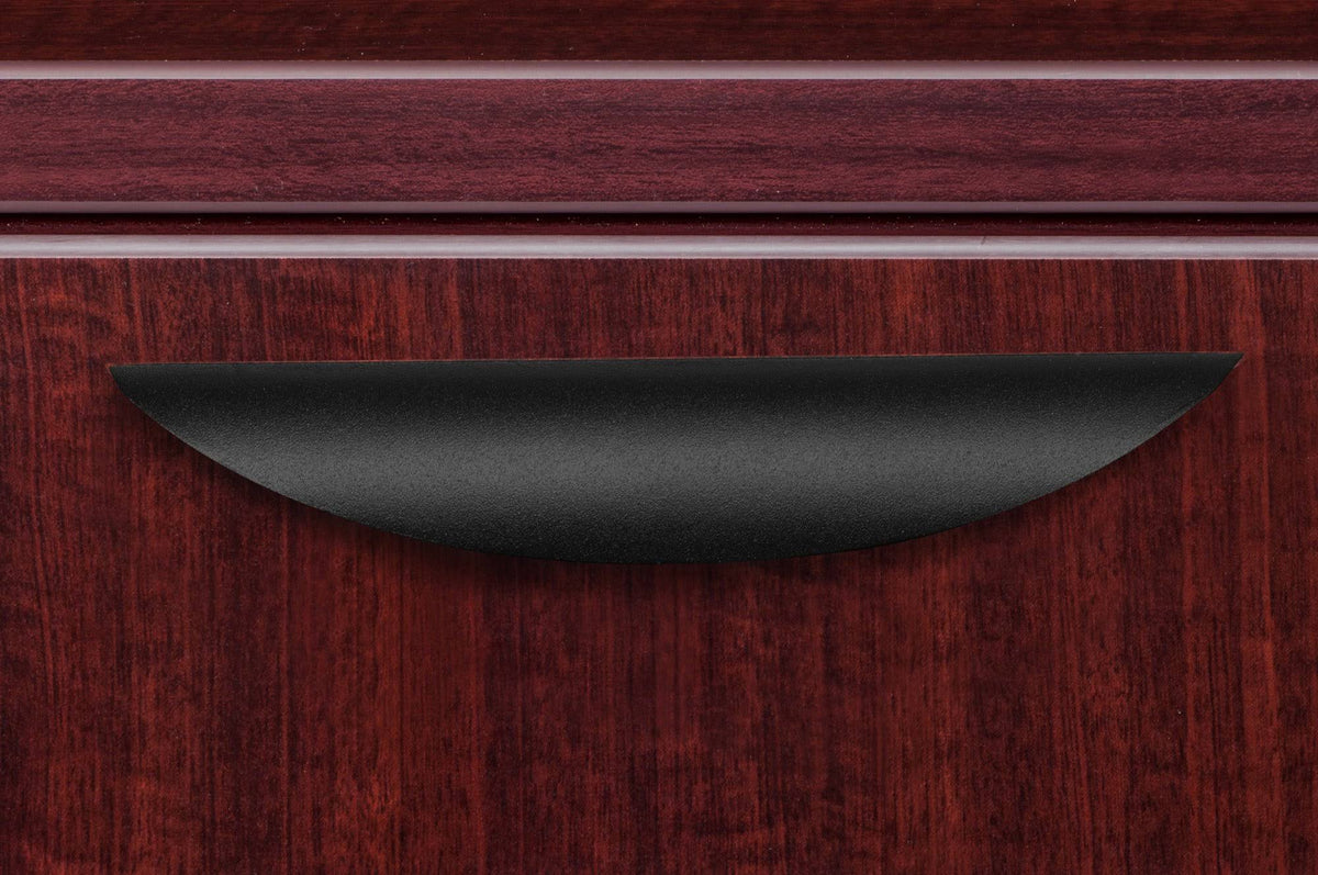 Mahogany Deskside Box File Cabinet K426