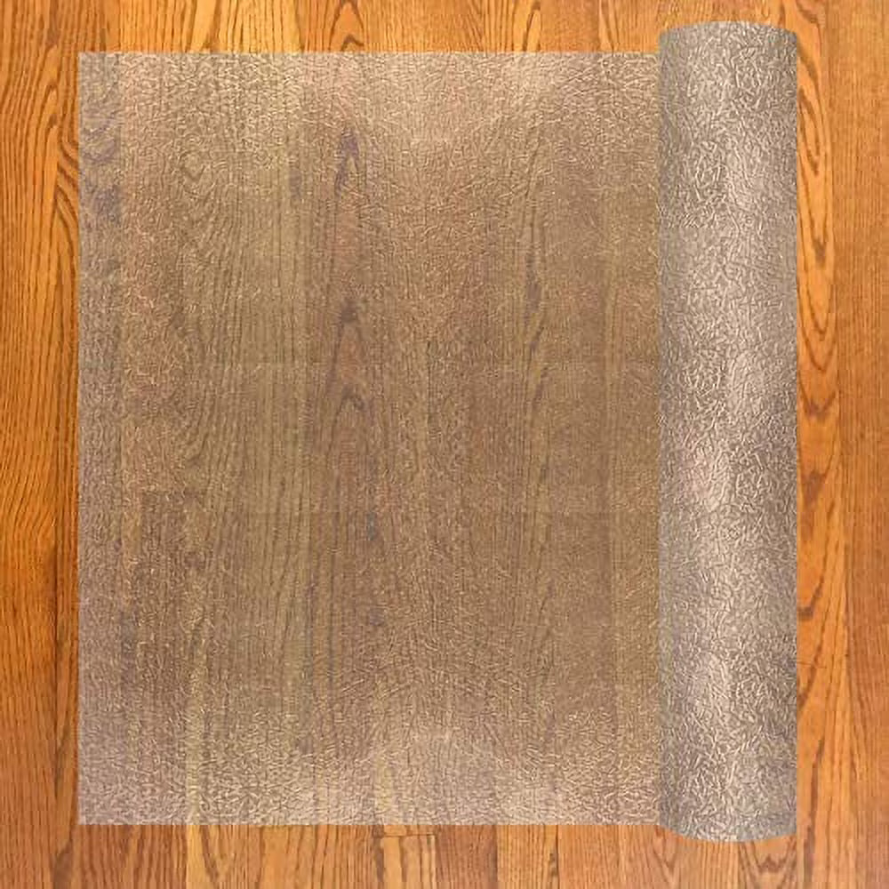 Clear Vinyl Plastic Floor Runner Protector, 36 Inches Wide x 6 Feet Long L4373