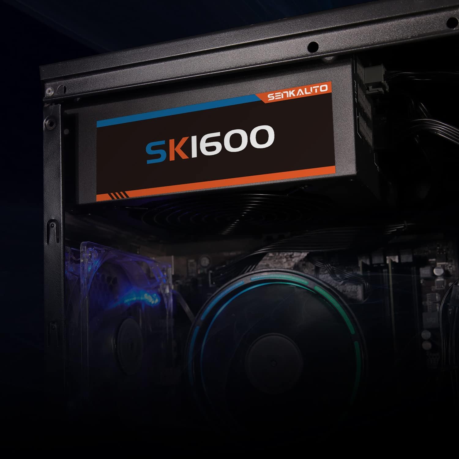 1600W Fully Modular Power Supply with 140mm Fan J6082