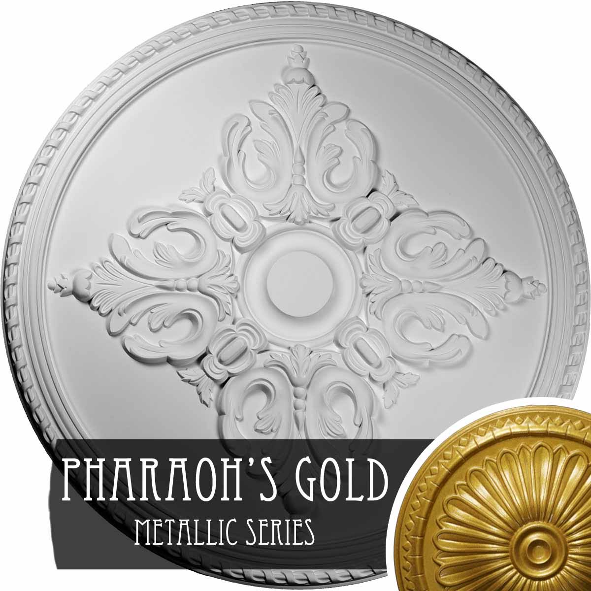 54 1/4x22OD x 2 7/8x22P Ceiling Medallion V3986