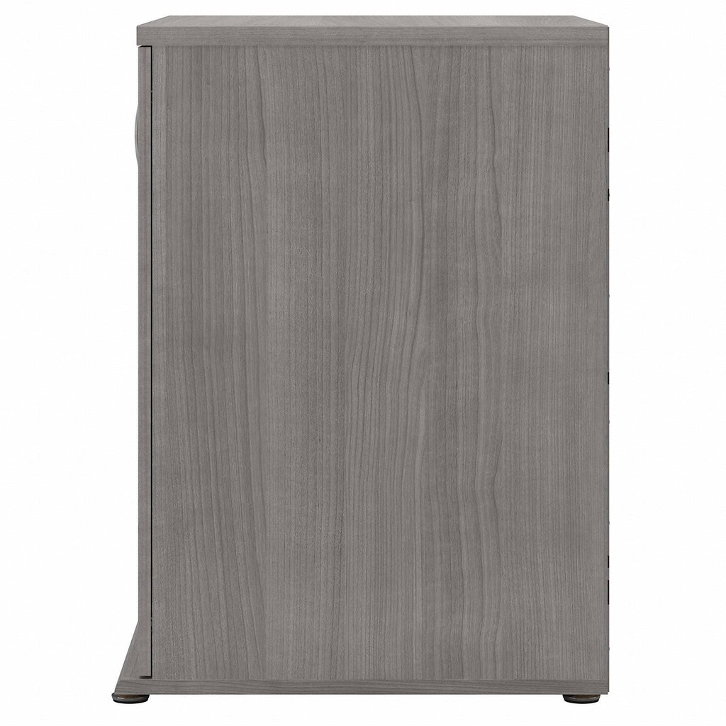 White Floor Storage Cabinet with Doors and Shelves R80519