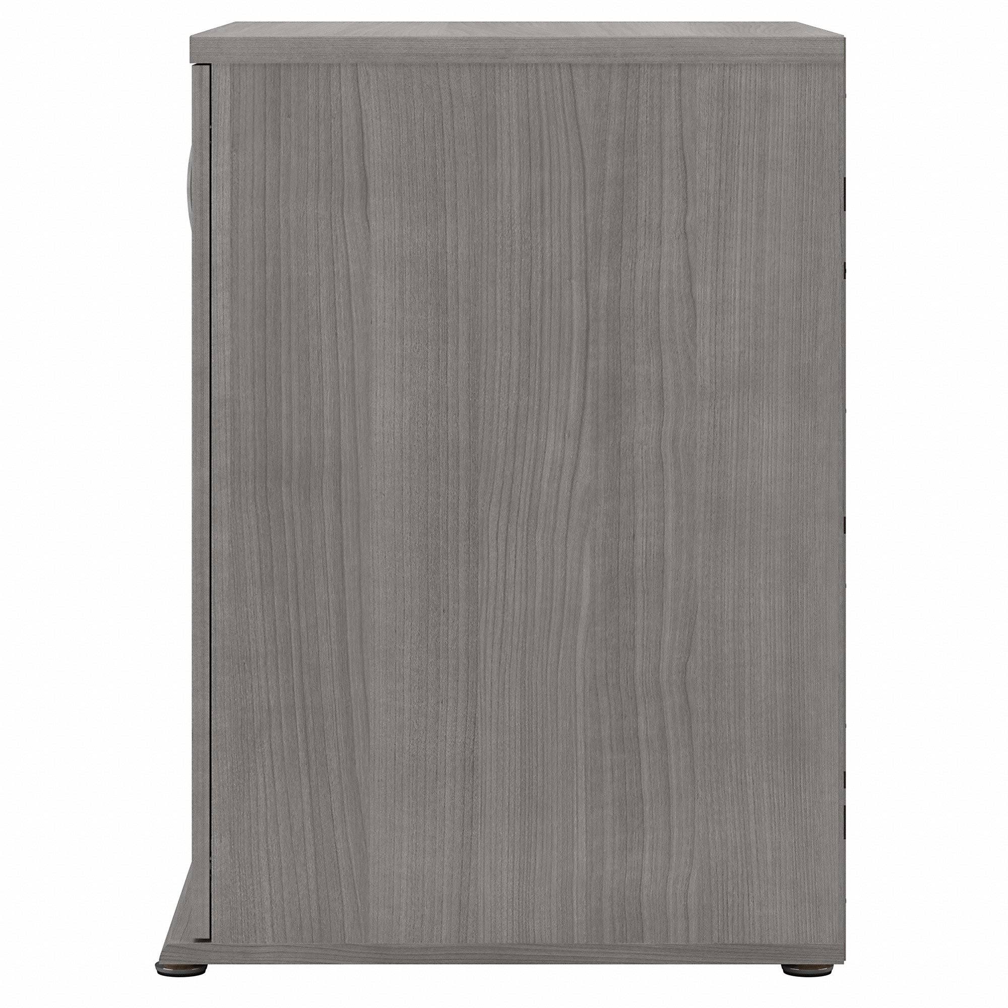 White Floor Storage Cabinet with Doors and Shelves R80519