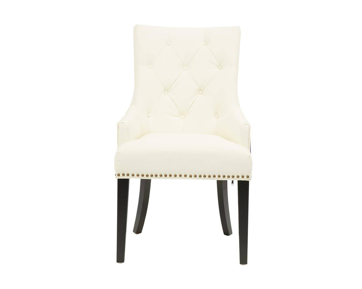 Button Tufted PU Leather Dining Side Chair X4748