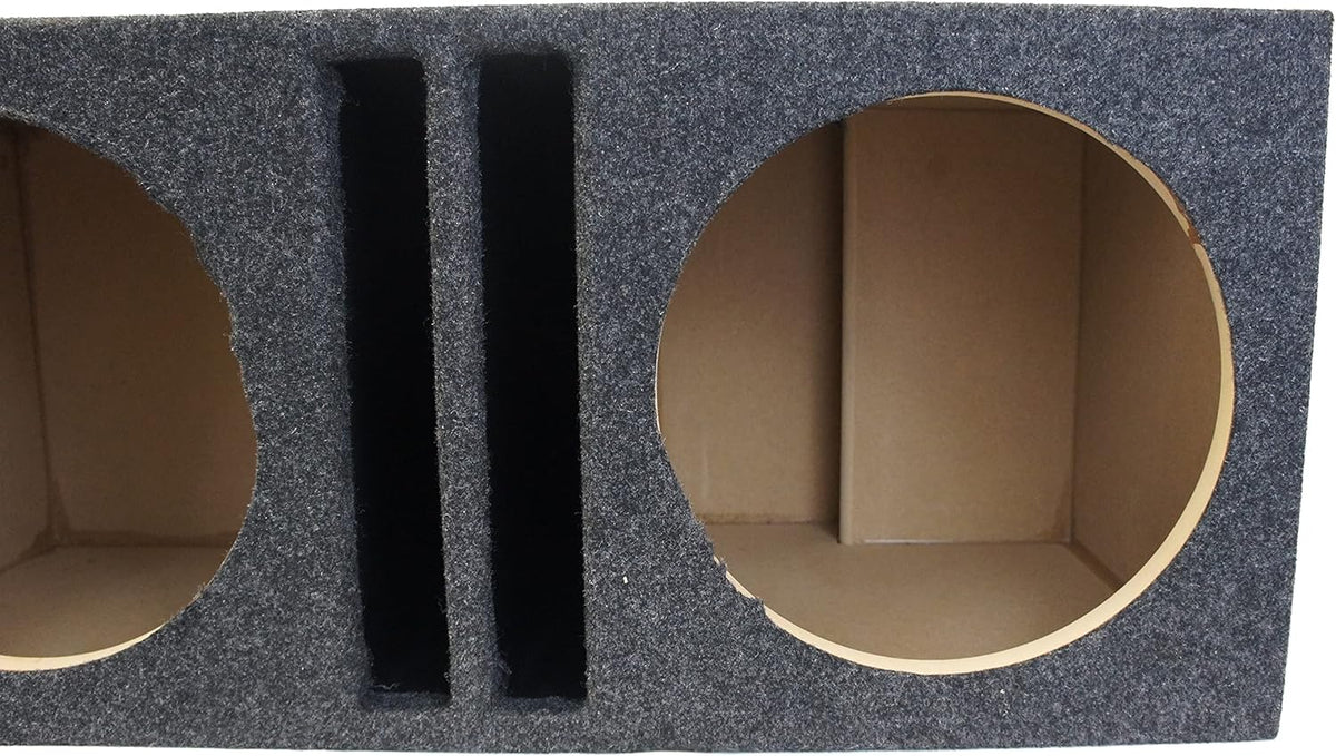 Dual 12" SPL Bass Subwoofer Sub Box Stereo Enclosure W520054