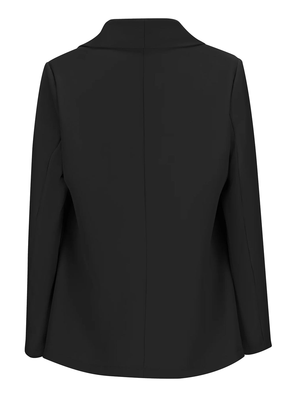 Vintage Women Casual Suit Blazer Long Sleeve Open Front Jacket Coat Autumn Solid Slim Fit P6912
