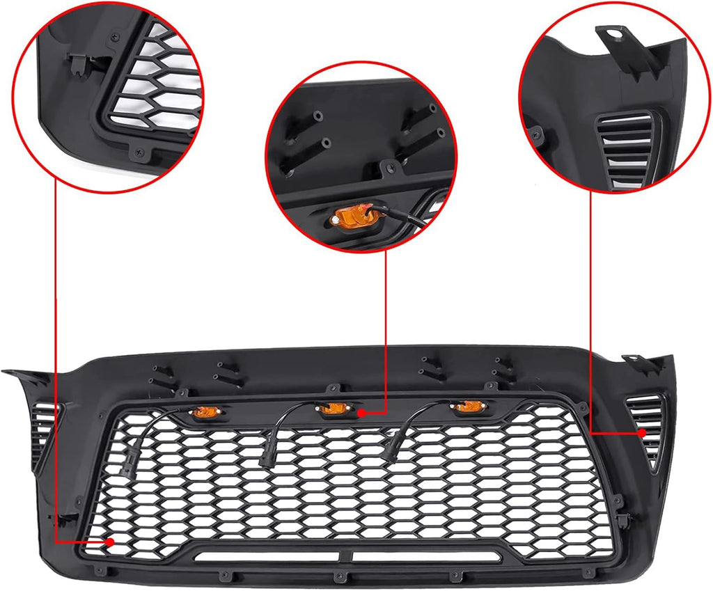 Black LED Front Grille for Tacoma T71554