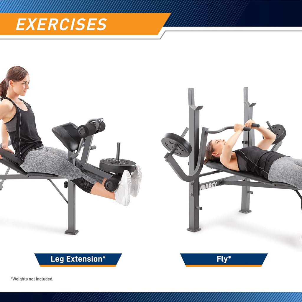 Standard Weight Bench with Leg Developer D488