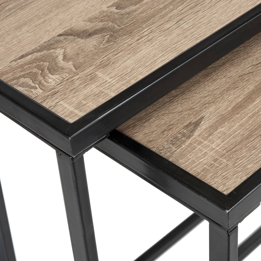 Light Brown Wood Stacking Console J861716