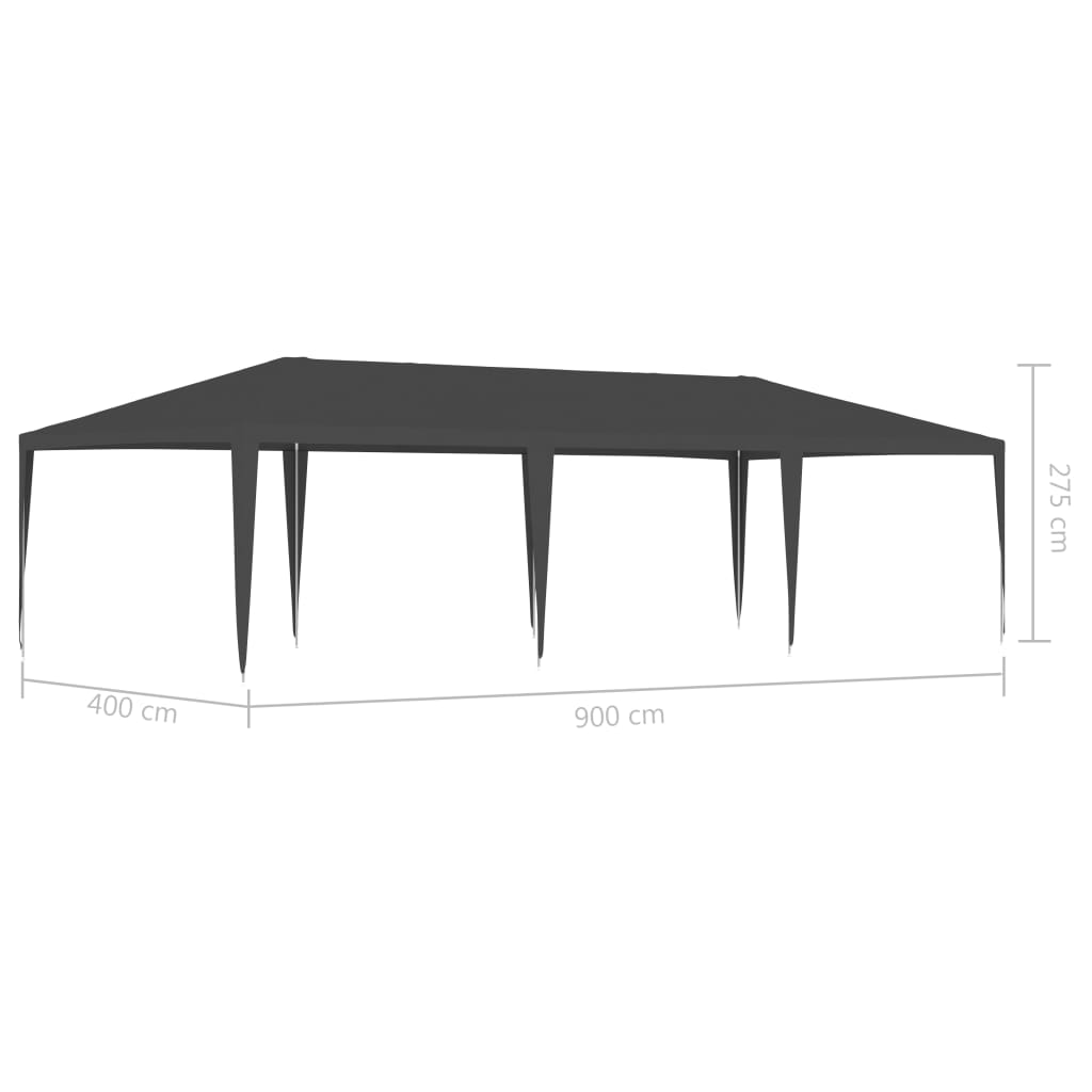 Anthracite Party Tent 13.1'x29.5' X488987