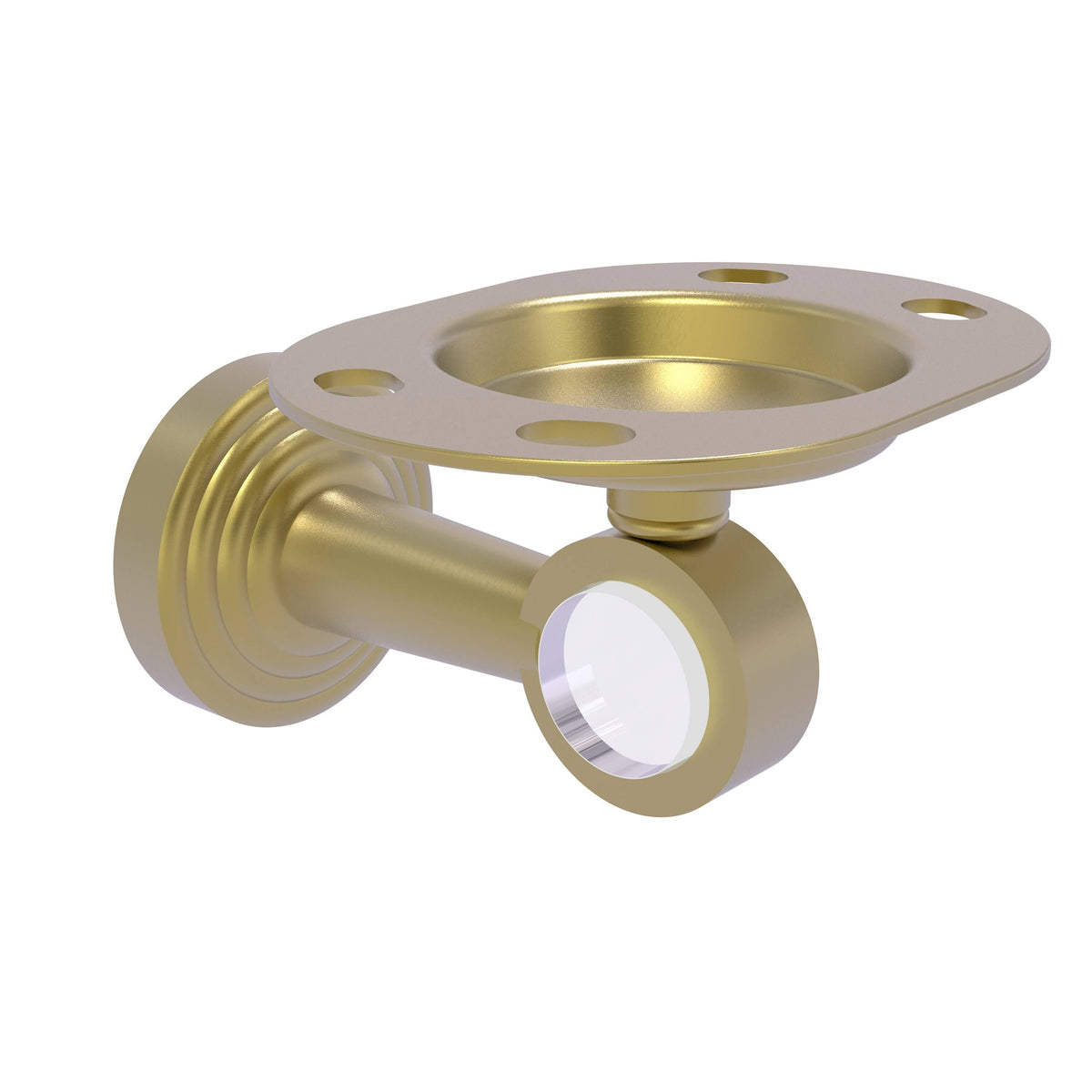 Satin Brass Tumbler and Toothbrush Holder W31380