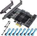 8 Port SATA 3.0 PCI Express Expansion Card with Low Profile Bracket O337641