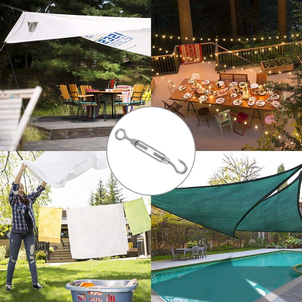 PVC Coated Steel Wire Rope String Light Hanging Cable Railing Kit L750