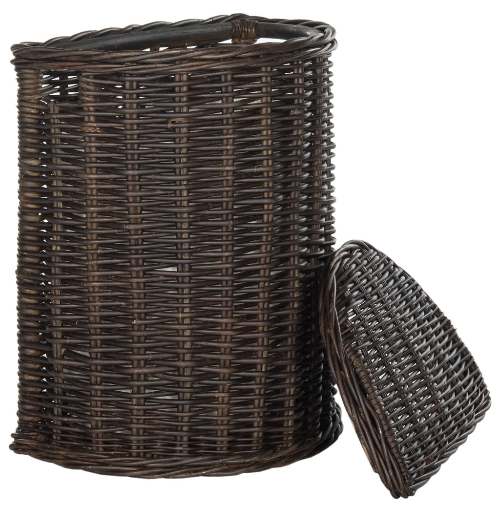 Brown Wicker Hamper D359