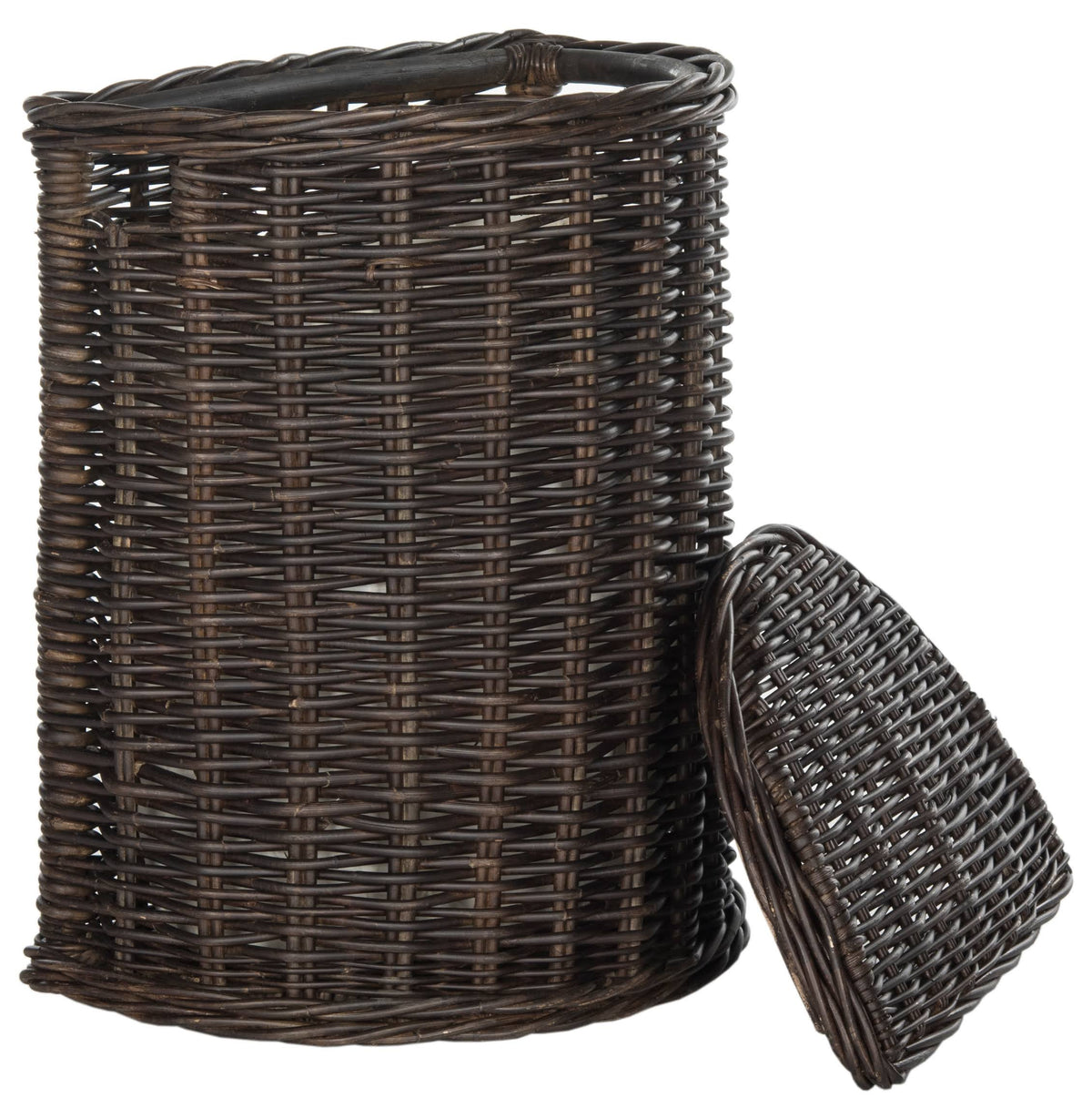 Brown Wicker Hamper D359