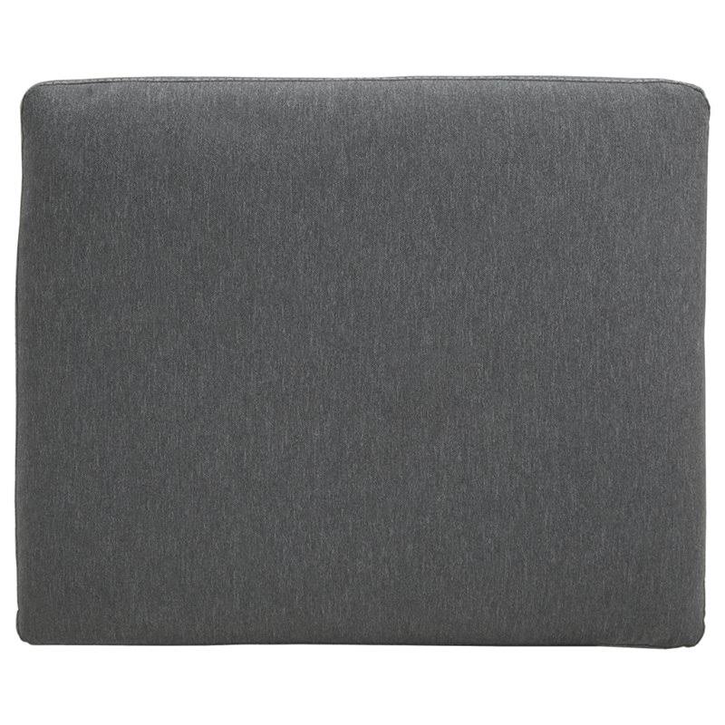 Charcoal Oversized Accent Ottoman V6915