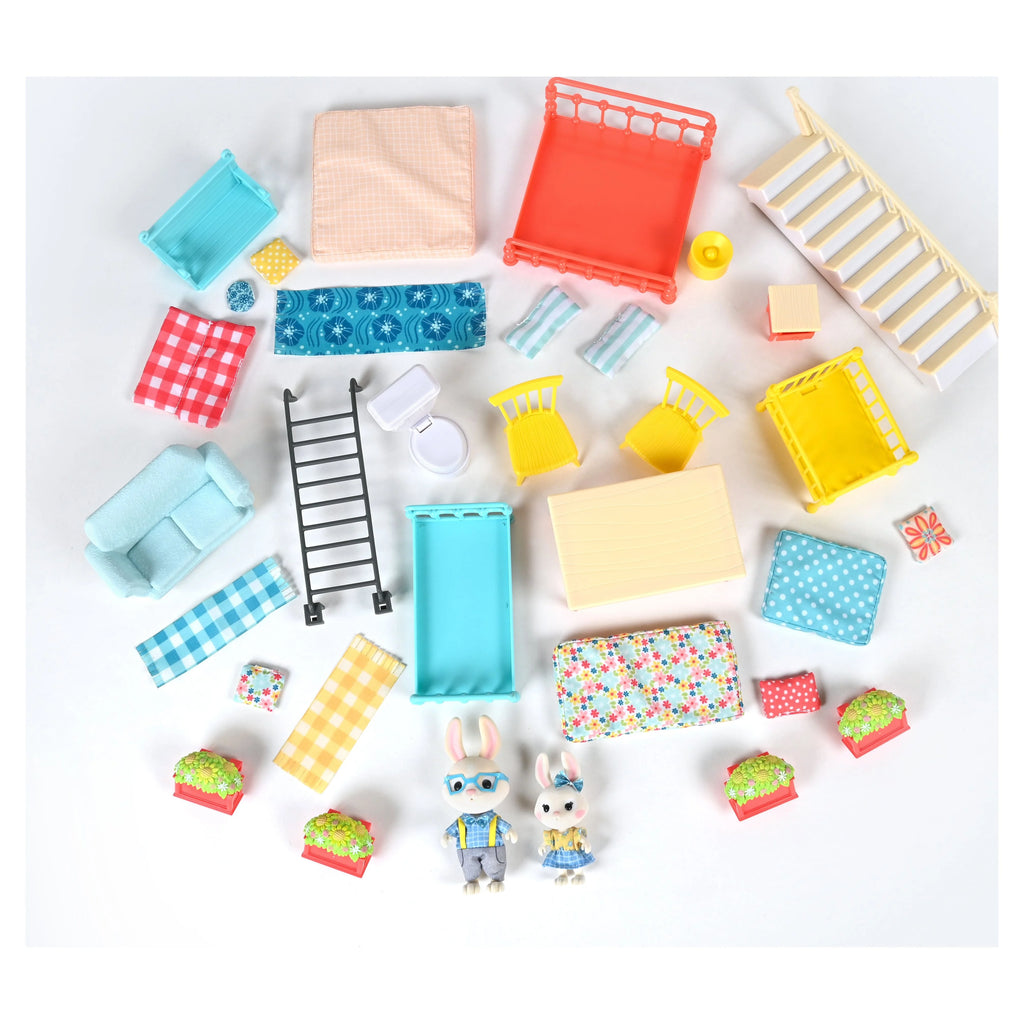 15 inch Tall 51 Piece Doll Playset X346