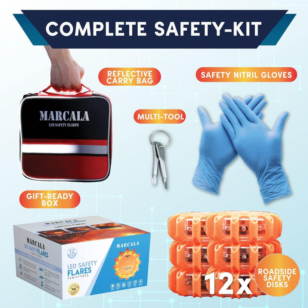 12-Pack LED Emergency Safety Flares U1202