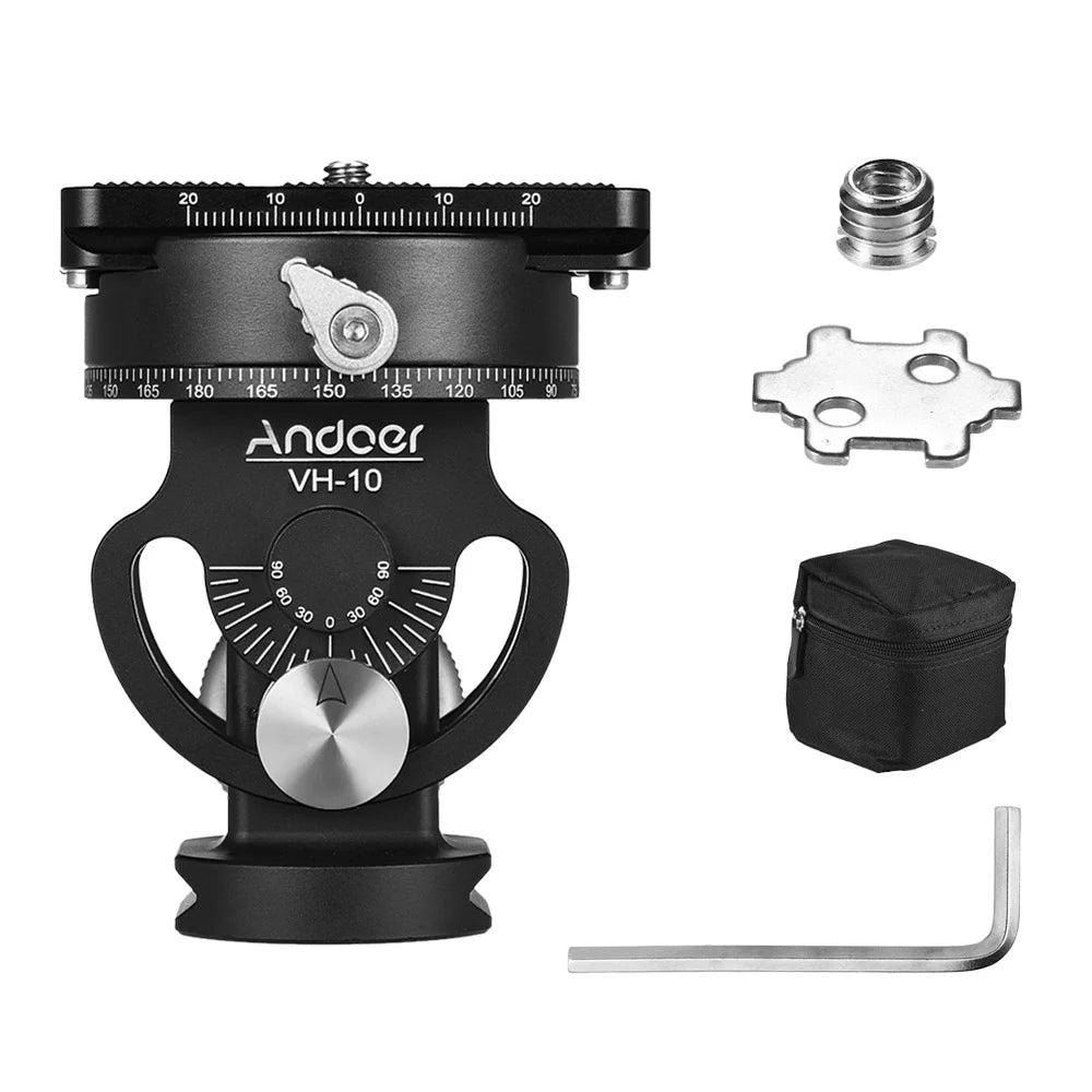 2 Way Pan/Tilt Tripod Head with Quick Release Plate H568