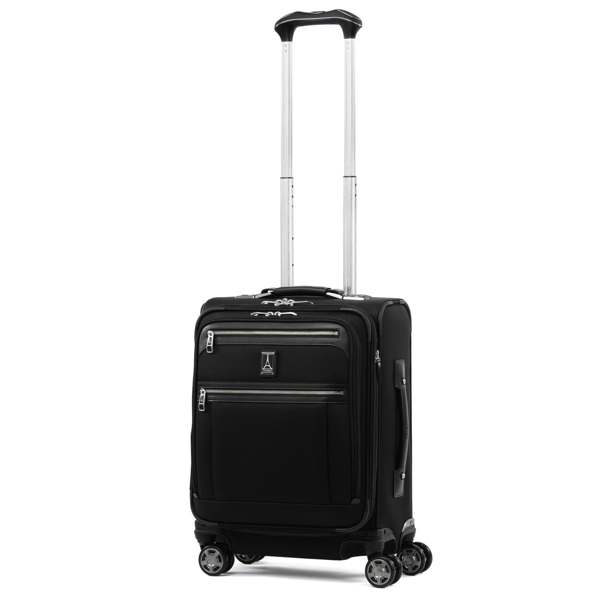 Shadow Black Expandable Carry On Spinner Q16969