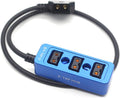 Black Spring Cable D-tap to 3 Ports Splitter H4294
