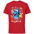 Red Short Sleeve Cotton T-Shirt J88601