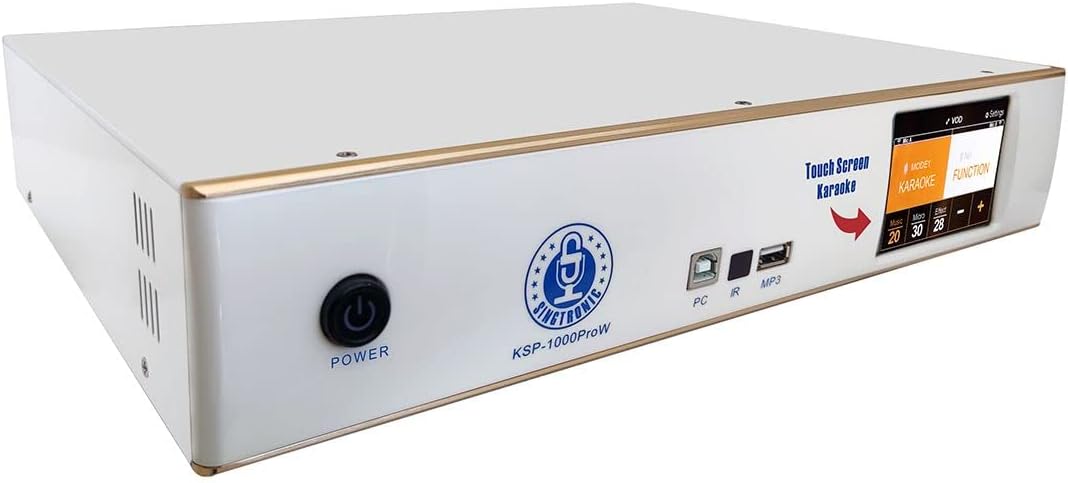 2000 WATTS Karaoke System with USB, Optical, Coax & Bluetooth M555856