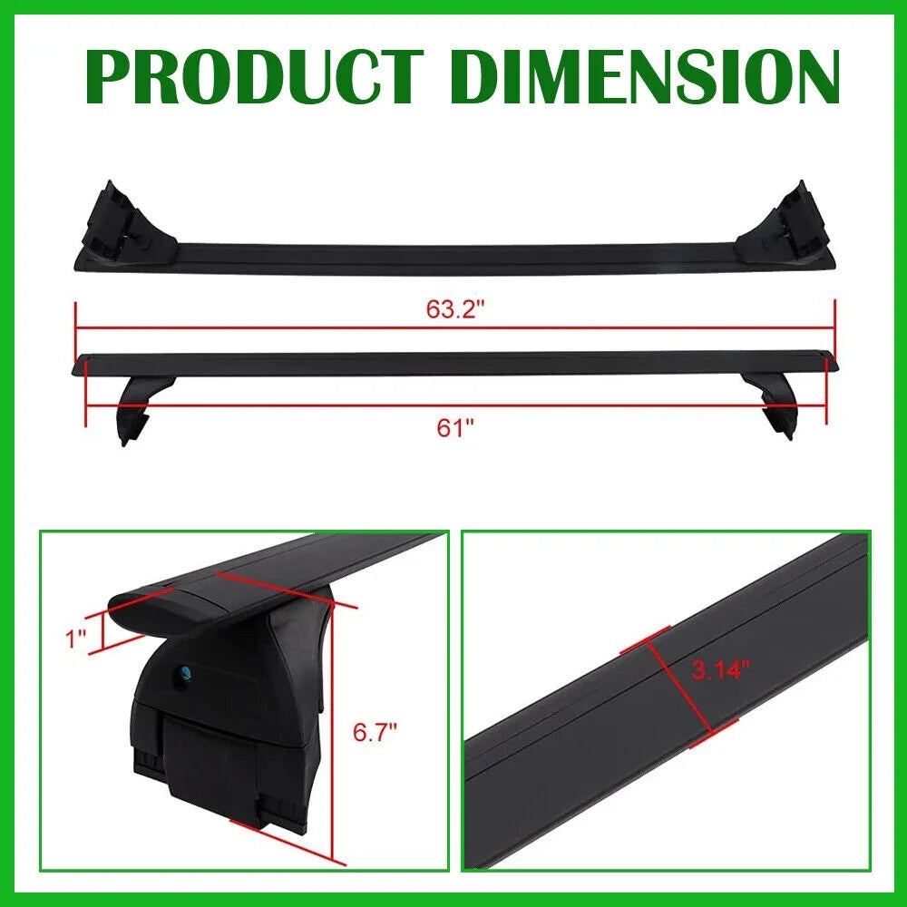 Cross Bars Roof Rail Racks F354366