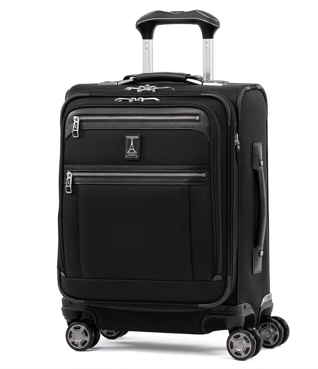 Shadow Black Expandable Carry On Spinner Q16969