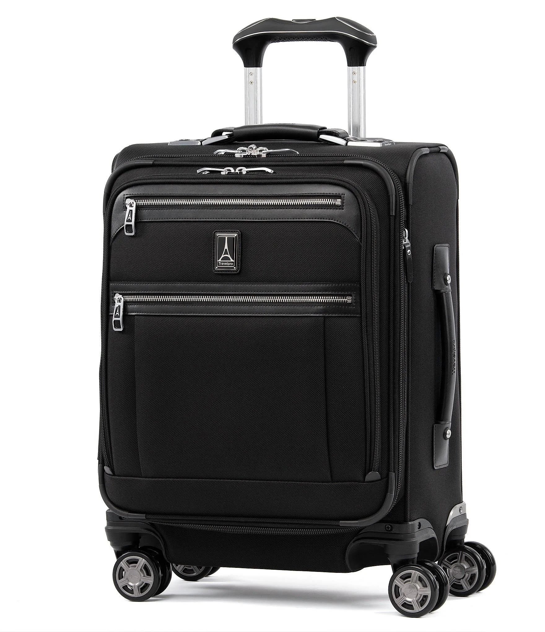 Shadow Black Expandable Carry On Spinner Q16969