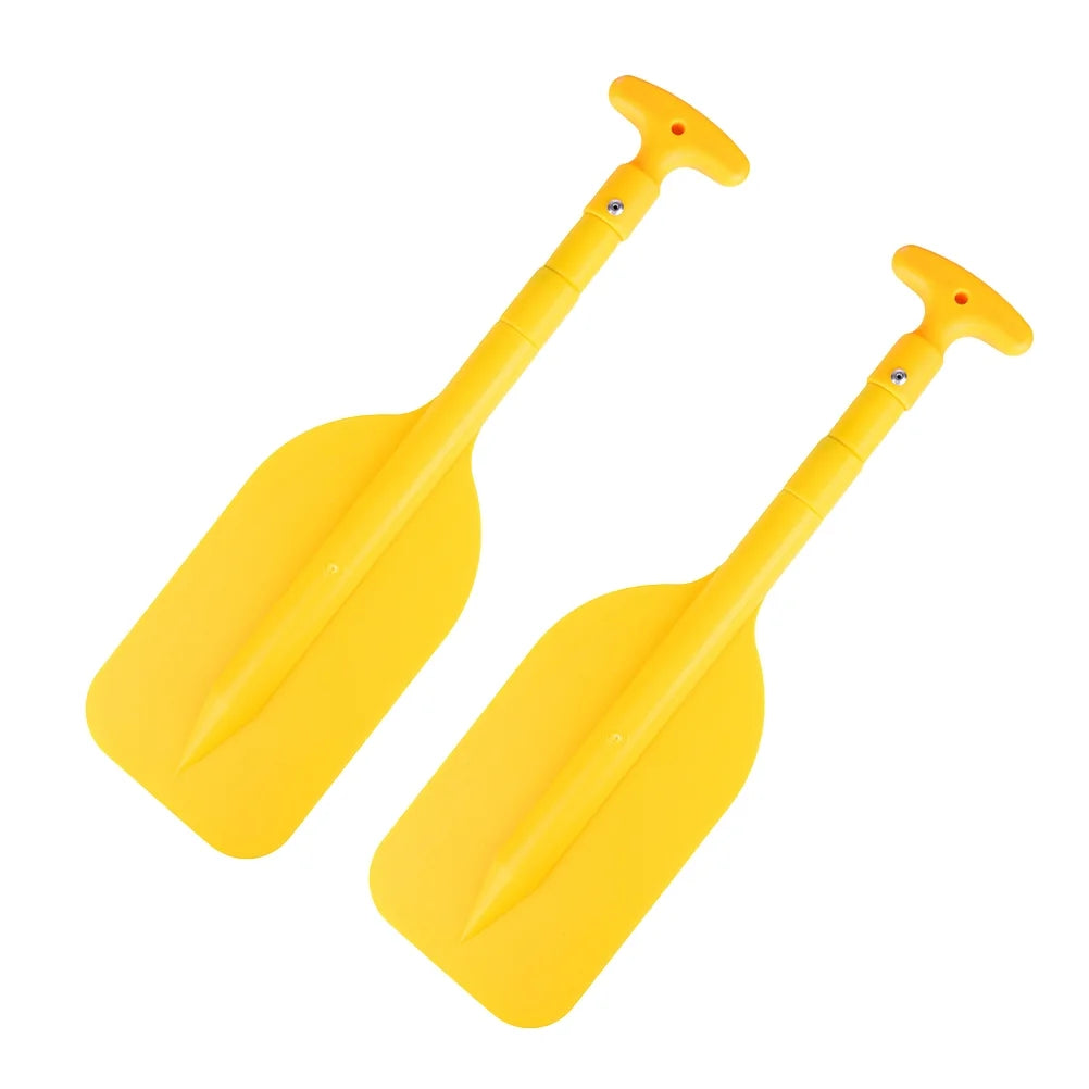 2 Pcs Aluminum Alloy Double Ended Collapsible Kayak Paddle T305907