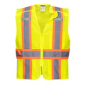 Hi Vis Yellow XL Mesh Breakaway Vest O2781