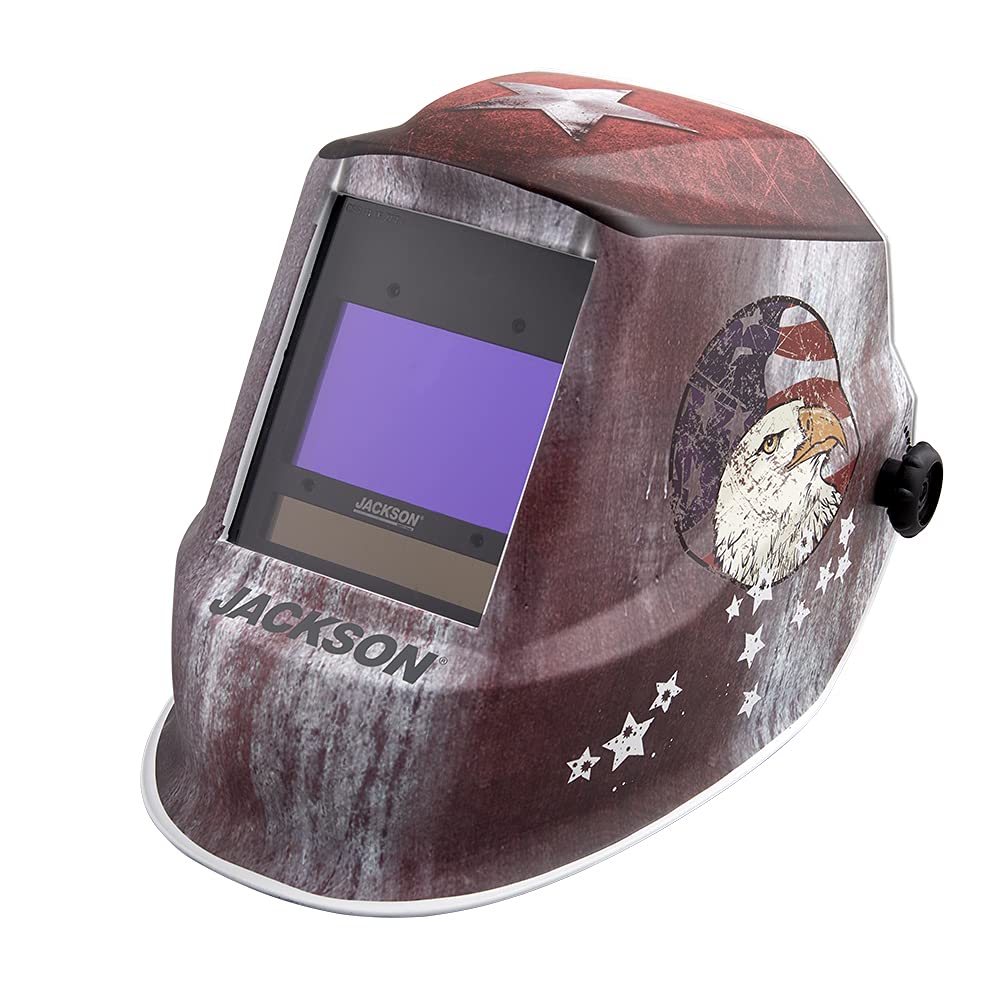 Auto Darkening Welding Helmet 3/10 Shade Range Black/Grey/White D9823