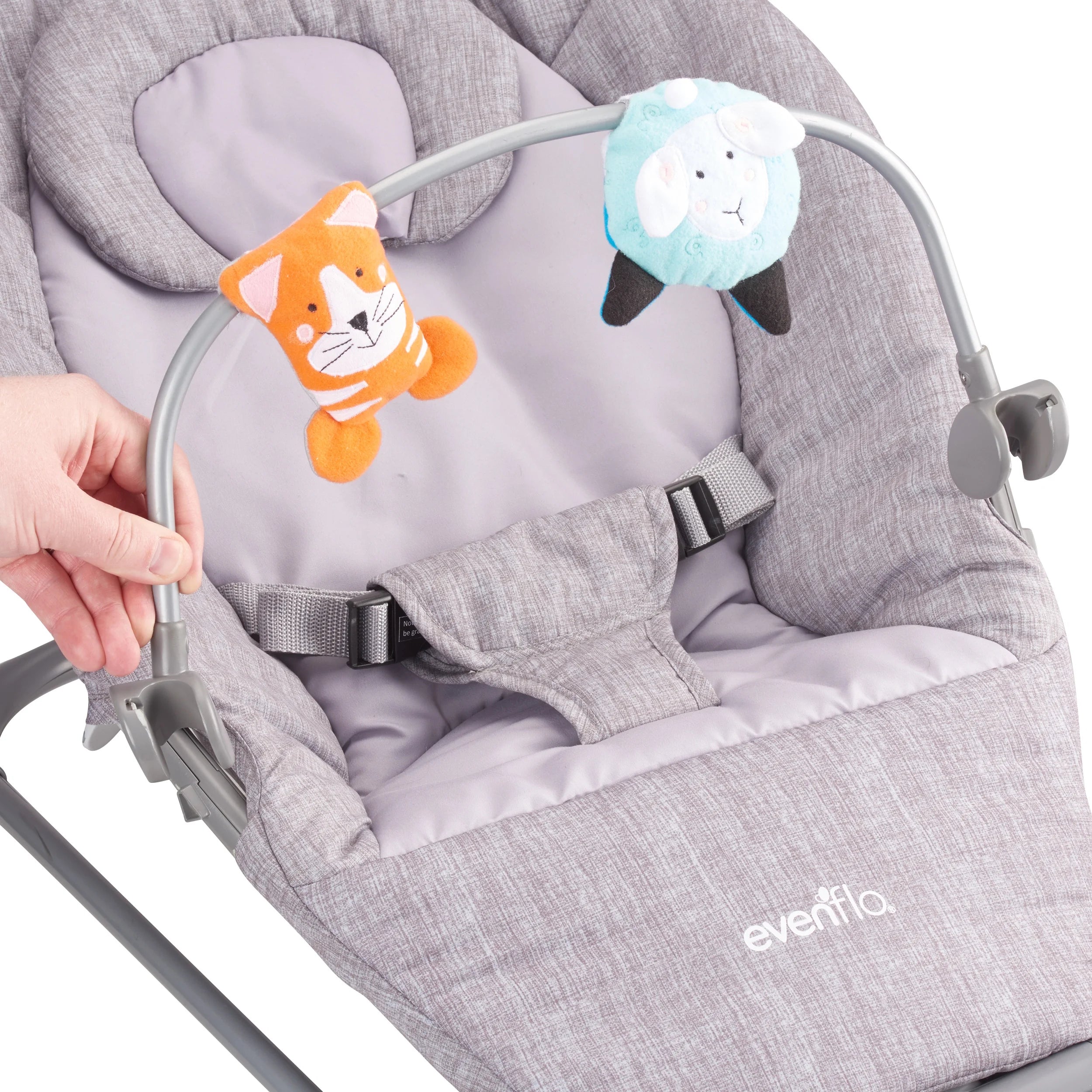 Grey Melange Musical Bouncer M9117