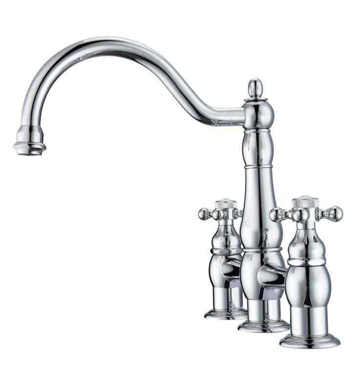 Oil Rubbed Bronze Bathroom Faucet with Cross Handles J800