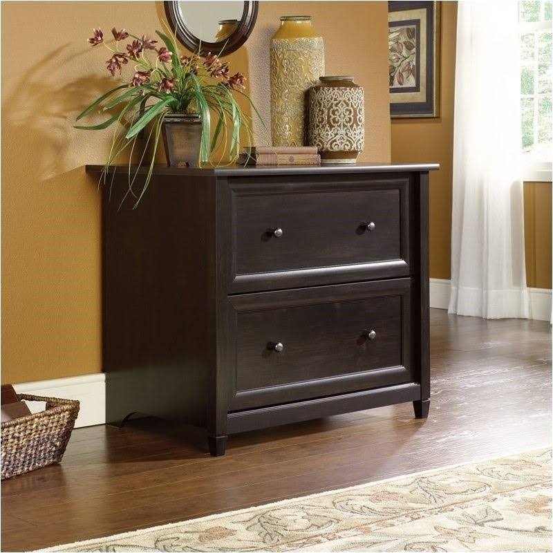 2 Drawer Black File Cabinet K7679