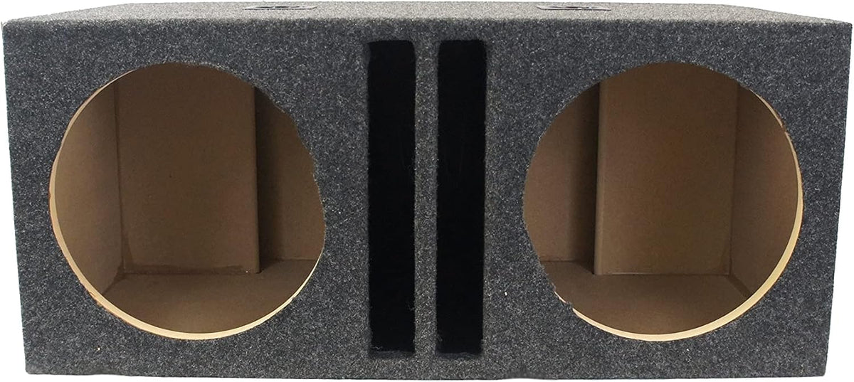Dual 12" SPL Bass Subwoofer Sub Box Stereo Enclosure W520054