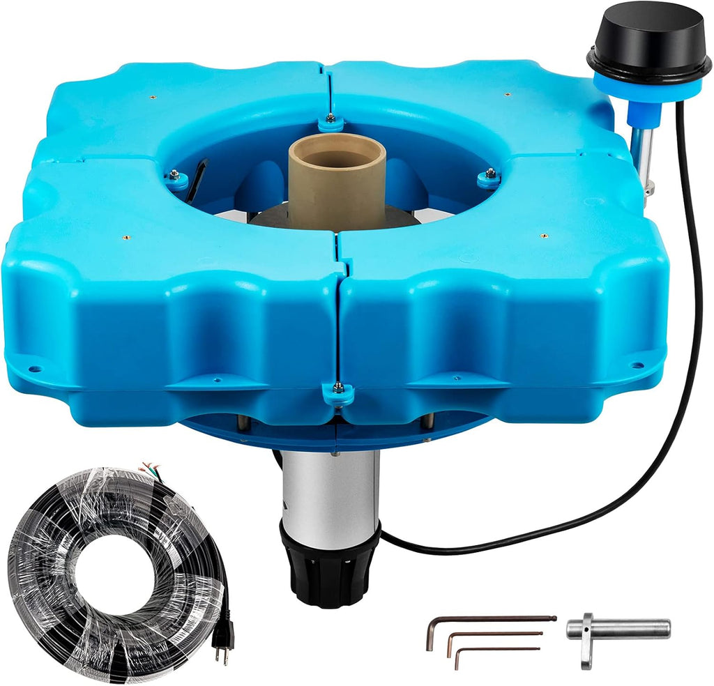 Lake Fountain with 110V 1/2 HP Motor Aerating Pond Fountain with 50ft Cord B73078